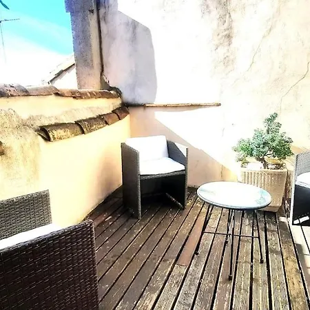 Apartamento Emplacement N°1+terrasse Vue+cité+trivalle+clim Carcasona